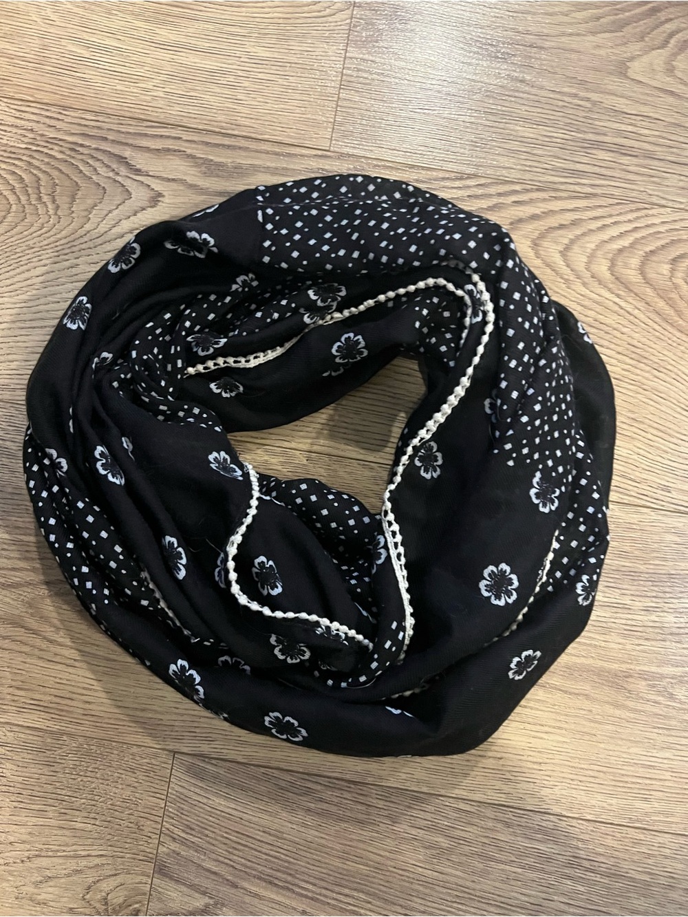 Ann Taylor loft Floral Infinity Scarf
